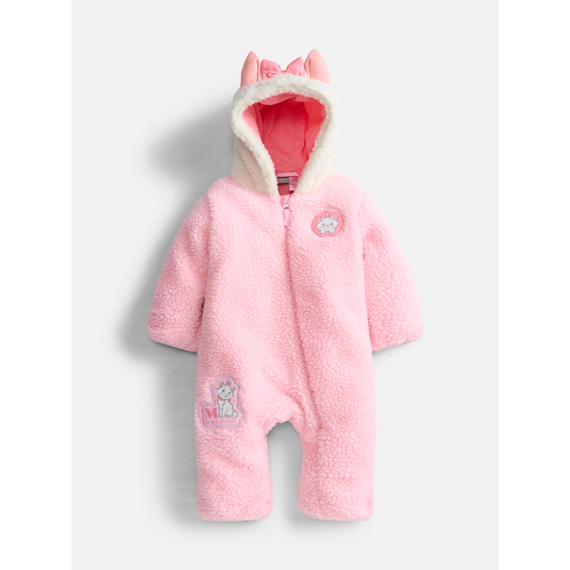 Aristocats Baby Girls' Faux Shearling Pram, Sizes 0/3M-6/9M