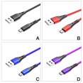 thumbnail image 4 of Charging Cable Micro USB Cord Fast fast charging cable braided Charger Data Wire Braided Nylon Mobile Phone Cable Accessory, 1 Meter, Black, 4 of 7