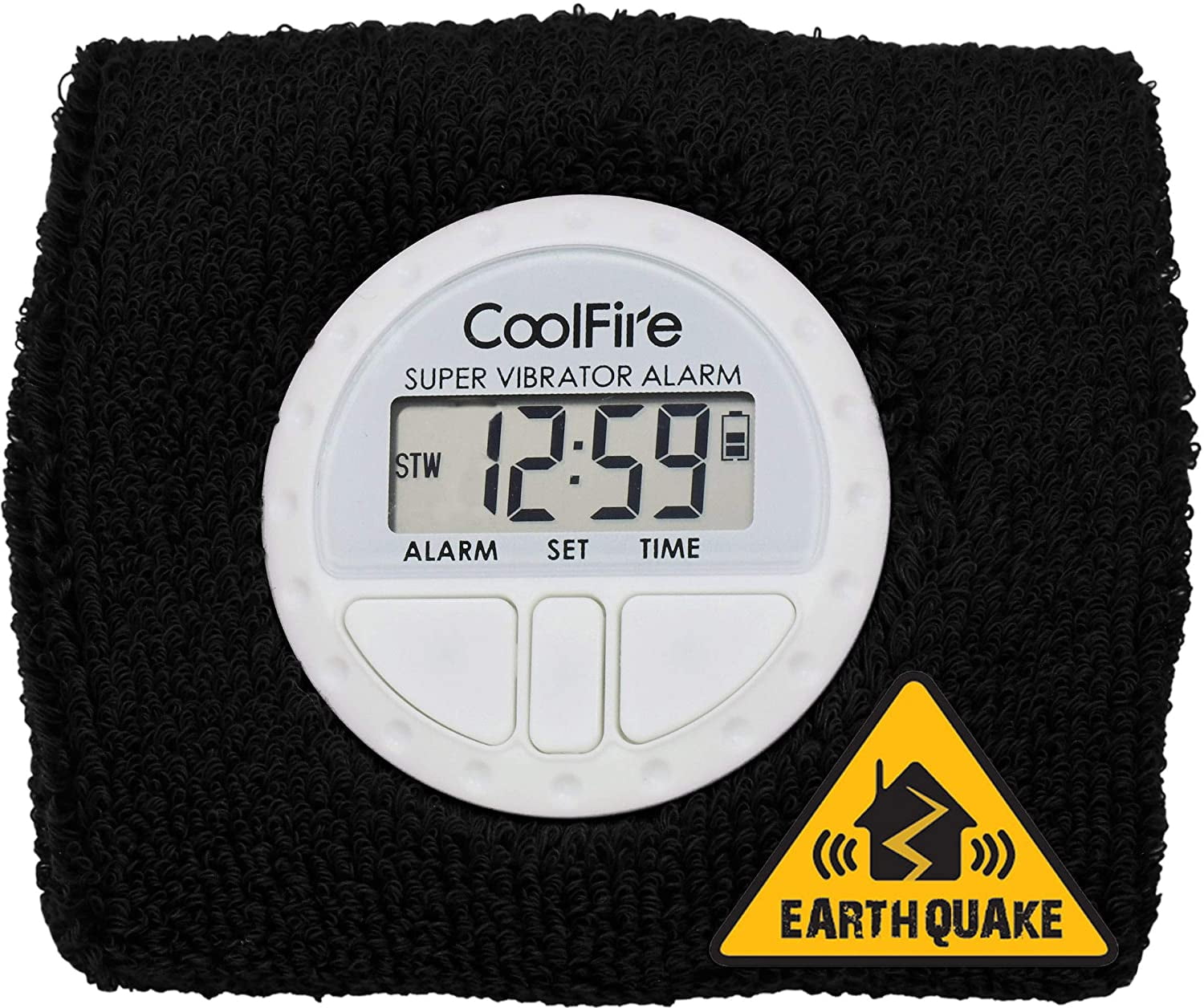 CoolFire Vibrating Alarm Clock Silent Alarm Wristband Vibrating Alarm