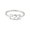 Silver-222, variant on Angel Number Rings for Men Women Open Lucky Numerology Stainless Steel Adjustable Couples Spiritual Personalized Statement Jewelry Silver Plated 666