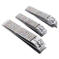 thumbnail image 1 of Shisuyan Nail Clippers Set Stainless Steel Manicure Pedicure Kit For Men Travel 3-Pcs, 1 of 8