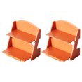 thumbnail image 1 of 2pcs Mini House Double-tier Shelf Model Miniature Flower Stand Rack Doll House Furniture Model, 1 of 8