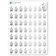 thumbnail image 2 of Foiled Plant Planner Stickers / Chore Reminder Stickers / Bullet Journaling / Bujo / Essential Productivity Stickers, 2 of 10