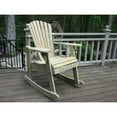 thumbnail image 3 of Adirondack Deck & Porch Rocker - Pressure Treated Solid Wood. Specifically designed to provide better views over Deck, Porch, and Condo Railings, 3 of 3