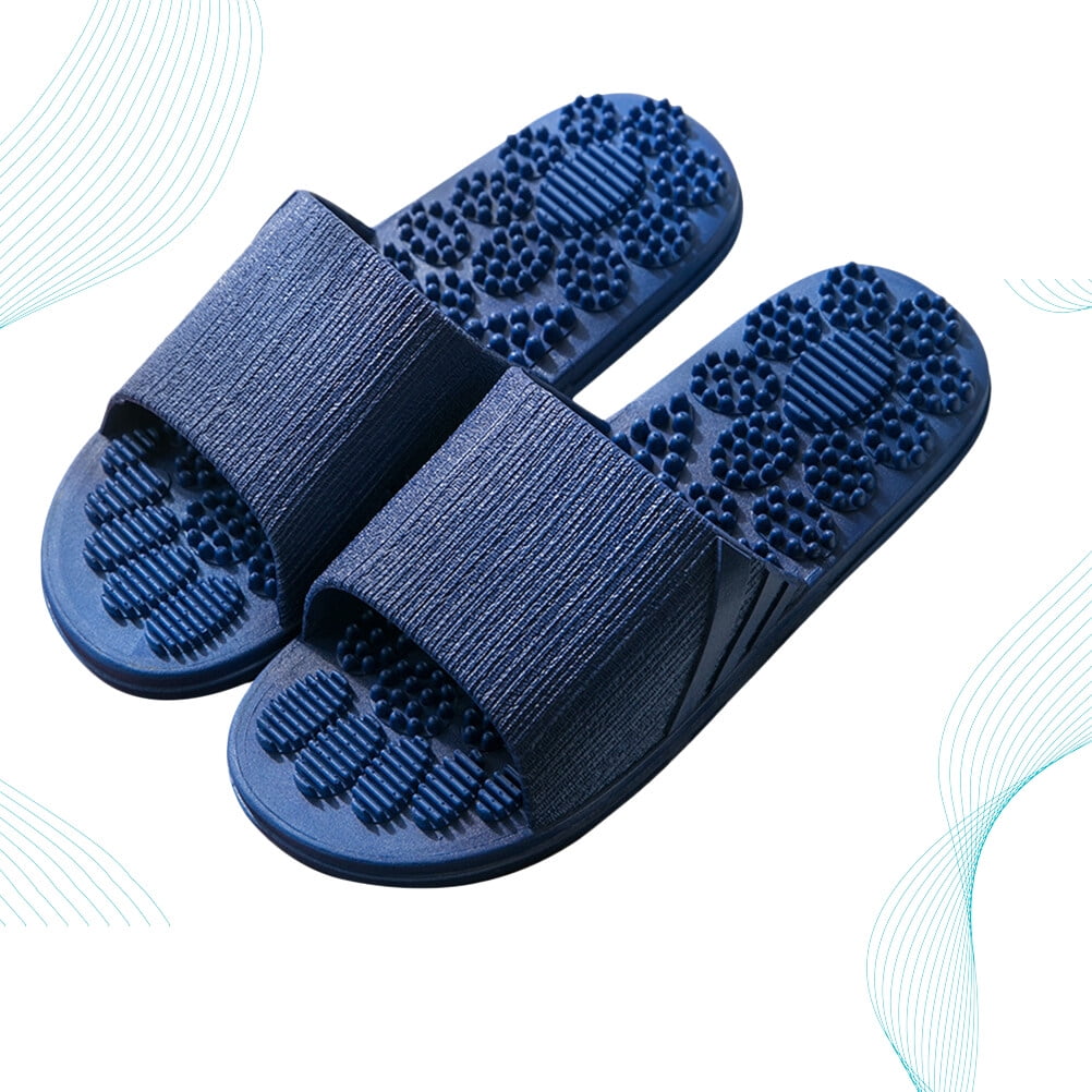 Buy Indigenous Black Plastic and Rubber Acupressure Massager Paduka Slippers  Online at Best Prices in India - JioMart.