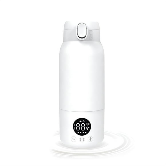 Calentador Portátil de Leche y Biberones para Bebés: Gran Capacidad, Calentamiento Rápido de Agua y Fórmula, Ideal para Leche Materna y Viajes Familiares.