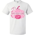 thumbnail image 3 of Inktastic Hope Fight Cure Pink Breast Cancer Awareness Pumpkin T-Shirt, 3 of 5