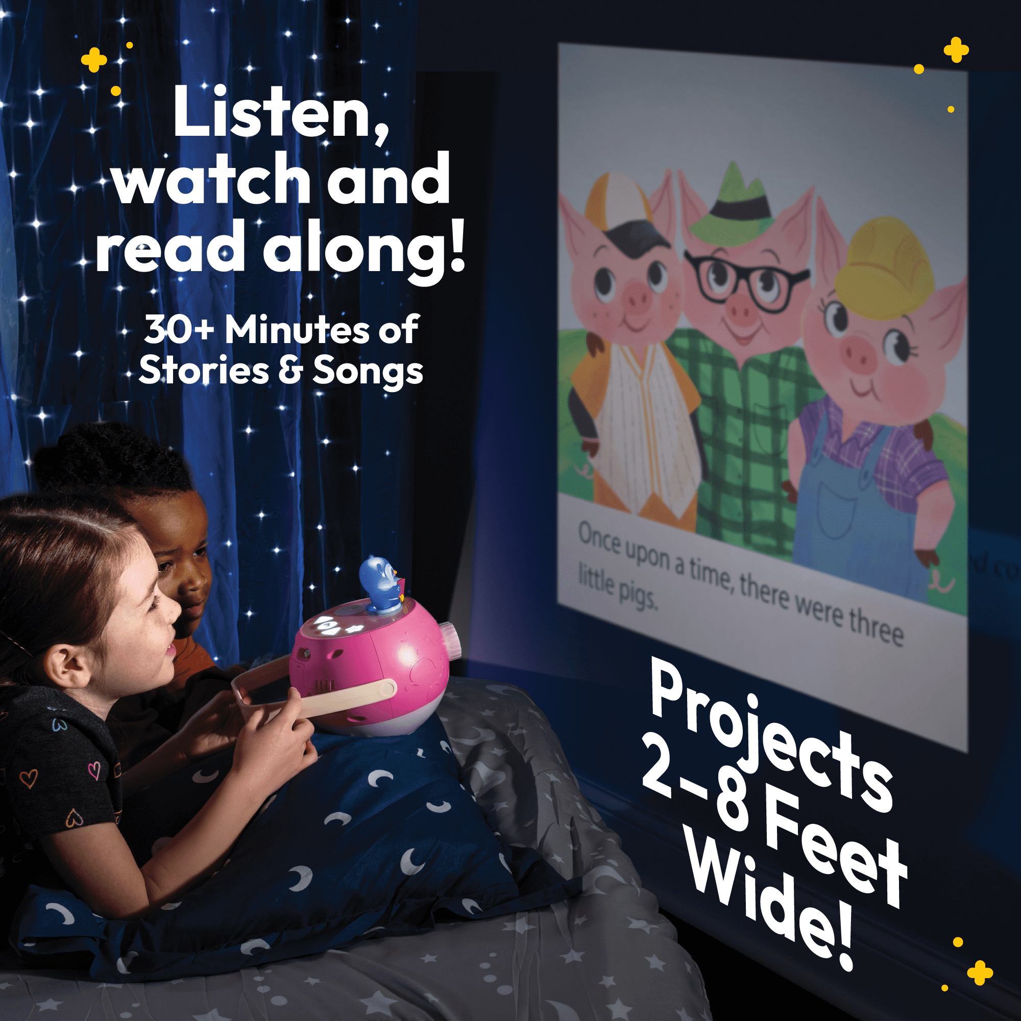 Luna Storytime PINK Projector