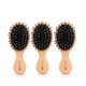 thumbnail image 1 of wonima11 3Pcs Hair Brush Mini Boar Bristle Hairbrush for Thick Curly Thin Long Short Wet or Dry Hair, Pocket Travel Small Paddle Hair Brush for Men Women Kids Detangle Massage Add Shine, 1 of 1