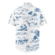 thumbnail image 3 of Men's Hawaiian Printed Button Short Sleeve Shirts Men's Casual Fashion Short Sleeve Shirts L, 3 of 3