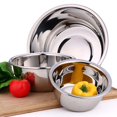 thumbnail image 2 of (24cm)Wharick Thickened Stainless Steel Rice Noodles Soup Bowl Vegetables Basin Kitchenware, 2 of 5