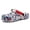Red, variant on Men's Removable Fleece-Lined EVA Garden Clogs with Adjustable Strap