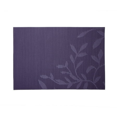 

Tangnade Home Decor Christmas Decorations Sale Placemat Woven Non-slip PVC Insulation Placemat Washable Table Mats For Kitchen purple one size