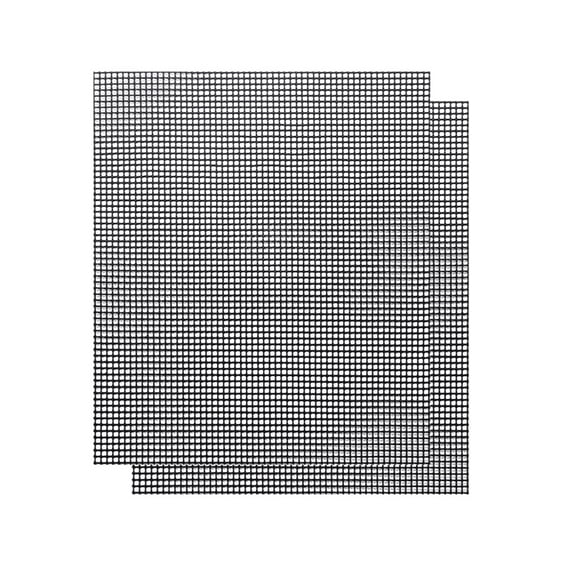 KYAIGUO BBQ Mesh Grill Mat Non-stick Grill Mesh Liner Barbecue Mat Smoking Accessories for Smokers Pellet Fuel, Gas, Charcoal Grills 2PCS