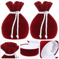 thumbnail image 2 of Jiyike 2pcs Velvet Jewelry Boxes Delicate Earrings Organizer Case Jewelry Storage Box, 2 of 10