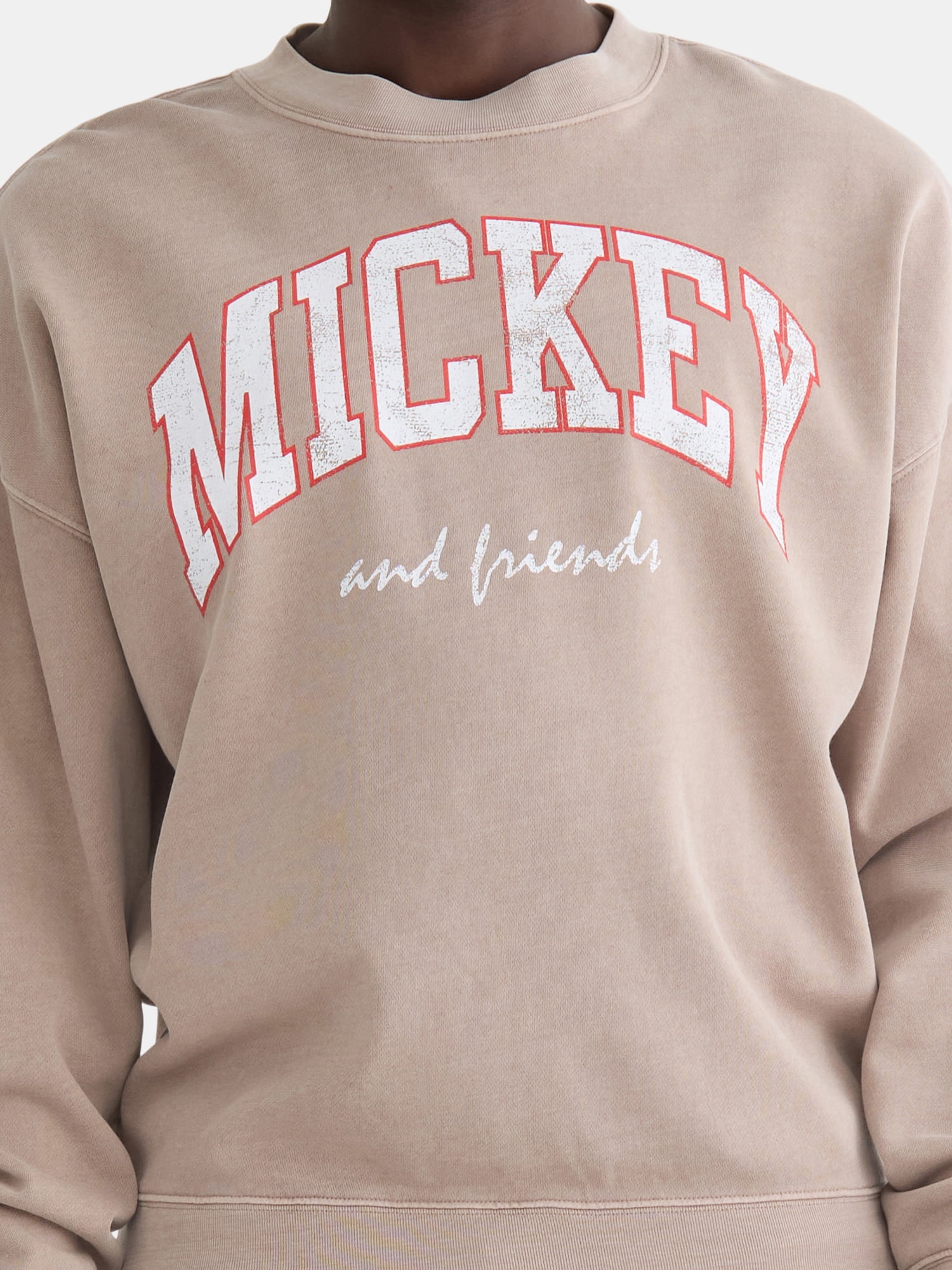 Disney Men's Mickey Mouse and Friends Classic Graphic Print Sweatshirt, Sizes S-3XL