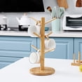 thumbnail image 2 of Mug Holder Tree, Coffee Cup Holder with 6 Hooks (Yellow), 2 of 8