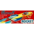 thumbnail image 3 of Retrorocket 14x8 Black Modern Framed Museum Art Print Titled - Round Rocket, 3 of 5