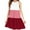 Wine, variant on FAIWAD Girls Dresses Beach Swim Cover Up Summer Casual Tank Dress Kids Sleeveless Flowy A-Line Midi Sundress 4-15 Years