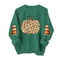 thumbnail image 5 of VKOYWKM Fall Sweatshirt for Women Halloween Pumpkin Graphic Sweatshirt Crewneck Long Sleeve Pullover Party Tops Matching Family Halloween Sweatshirts, 5 of 6