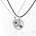 thumbnail image 2 of I Love You Necklace 100 Languages for Him and Her Projection Necklace Matching Sun and Moon Necklaces for Couples and Best Friends, 2 of 5