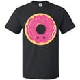 thumbnail image 3 of Inktastic Hot Pink Donut T-Shirt, 3 of 5