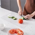 thumbnail image 6 of Anuirheih Acrylic Clear Cutting Boards for Kitchen Counter Non Slip Large Cutting Board for Countertop Protector Apartment Essentialss Kitchen Gadgets Gifts(12x12inch), 6 of 6