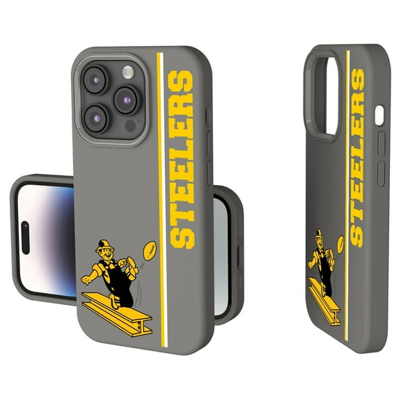 Keyscaper Pittsburgh Steelers Throwback Logo iPhone Soft Touch Case