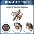 thumbnail image 4 of Car Thermostat Engine Coolant Thermostats for Ford Focus 2001-2004 Petrol: 1.4 No.036121113B 1 Pcs, 4 of 6