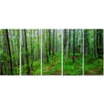 thumbnail image 2 of Forêt Sauvage Verte avec Arbres Denses - Impression sur Toile, 2 of 3