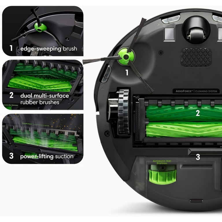 Restored iRobot, j9+, Robotic Floor Cleaner, Roomba Self-Emptying