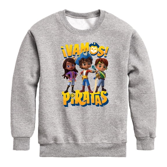 Santiago of The Sea - Vamos Piratas - Toddler And Youth Crewneck Fleece Sweatshirt