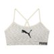 thumbnail image 2 of Bra Puma para niñas, paquete de 2 unidades, sin costuras, nailon y elastano, gris y negro, 2 of 5