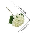 thumbnail image 5 of Artificial Hydrangea Bouquet, Realistic Fake Flowers for Wedding Home Decor, Low Maintenance Plastic Stems with 5 Colors, Allergy-Friendly, 18x7 Inch, 5 of 5