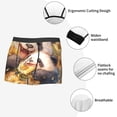 thumbnail image 3 of Susaid Cute Panda Sunflower Print Men's Mesh Boxer Briefs Cooling Breathable Sports Underwear Wide Waistband Boxer Briefs W/Fly-Small, 3 of 5