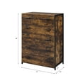 thumbnail image 5 of Miekor Furniture Juvanth Rustic Oak & Black Finish Chest 8604, 5 of 5