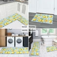 thumbnail image 3 of Kitchen Mat Set of 2 Non Slip Lemon Kitchen Runner Rug Farmhouse Floor Mat for Home Kitchen Decor-17*24 + 17*47 inches, 3 of 6