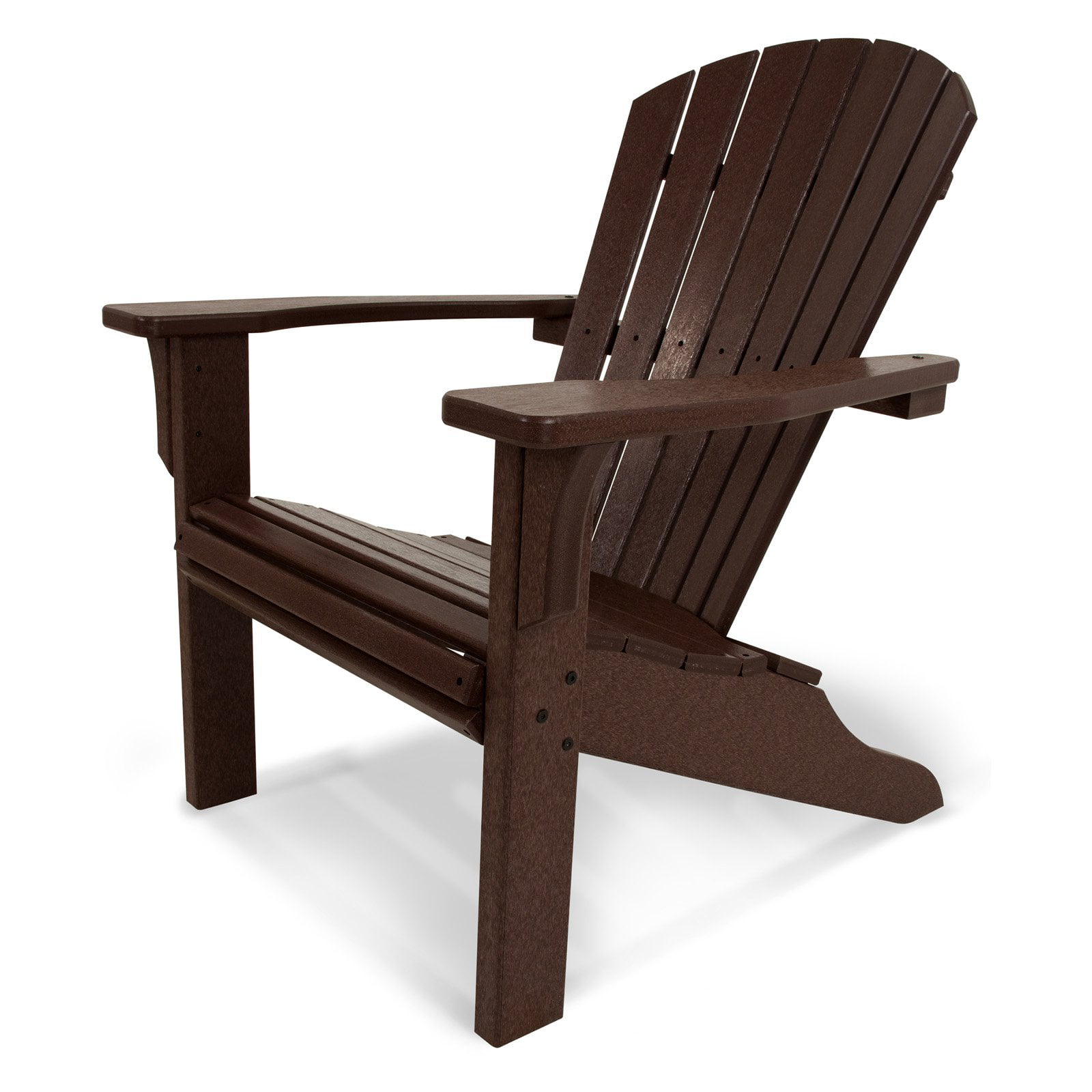 POLYWOOD® Seashell Recycled Plastic Adirondack Chair - Walmart.com