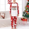 thumbnail image 2 of yoeyez Christmas Pajamas for Family Christmas Pjs Matching Sets Xmas Tree Couples Loungewear Long Sleeve Family Matching Jammies Holiday Sleepwear Set, 2 of 5