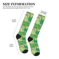 thumbnail image 5 of Bixox Crocodile And Bush Print Compression Socks,Compression Socks Women & Men Circulation for Medical,Running,Athletic, 5 of 7