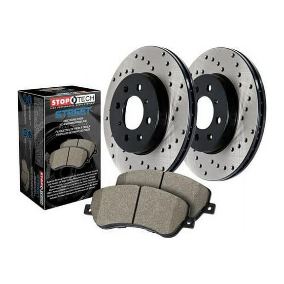 StopTech 977.47009R StopTech Sport Brake Kit Fits 08-12 Impreza