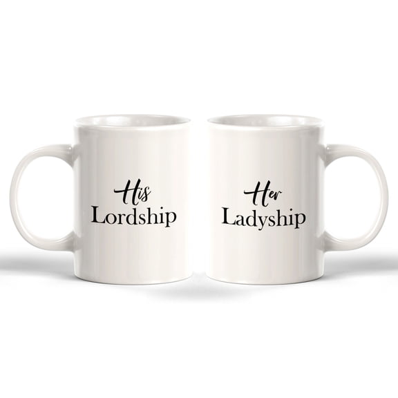 The Ladyship / The Lordship (2 Pack) 11oz Plastic Coffee Mug