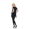 thumbnail image 3 of White Mark MTR1288-02-M Maternity Myla Embellished Tunic Dress, Black - Medium, 3 of 3
