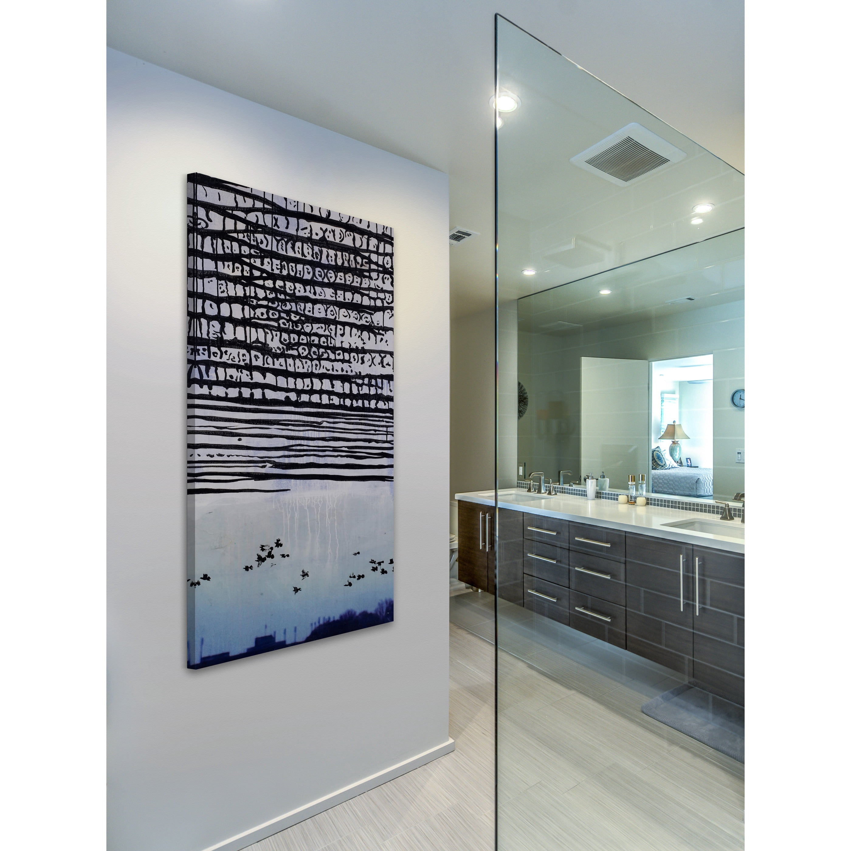 Soaring Birds Painting Print on Wrapped Canvas