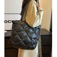 thumbnail image 6 of Kukuzhu Quilted Women's Hobo Bag Padding Down Cotton Shoulder Bag Armpit Purse Handbag Large Work Totes Top Handle Bag, 6 of 8