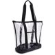 thumbnail image 4 of Bolsa de asas transparente, bolsa de playa portátil de pvc, bolsa de almacenamiento al aire libre, ropa de camping al aire libre, bolsa de hombro a prueba de polvo, 11 Feliz Sencillez, 4 of 5