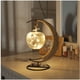 thumbnail image 3 of Lámpara decorativa LED hecha a mano con alambre de cobre, lámpara de modelado de vidrio de manzana, romántica lámpara de noche USB de hierro forjado para Navidad, 3 of 5