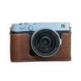 thumbnail image 1 of Half Leather Case for Camera with Precise Fit, Microfiber Lining, Easy Battery Access, and Quick-Release Screw Hole, 1 of 7