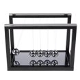 thumbnail image 2 of Newton's Cradle Newtons Pendulum Balance Balls Pendulum Physics Science Toy Teaching Aids Office Desk Decor Mirror Base, 2 of 5