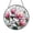 Acrylic 3.5 Inch, variant on Floral Window Decor – Magnolia Stained Glass Style